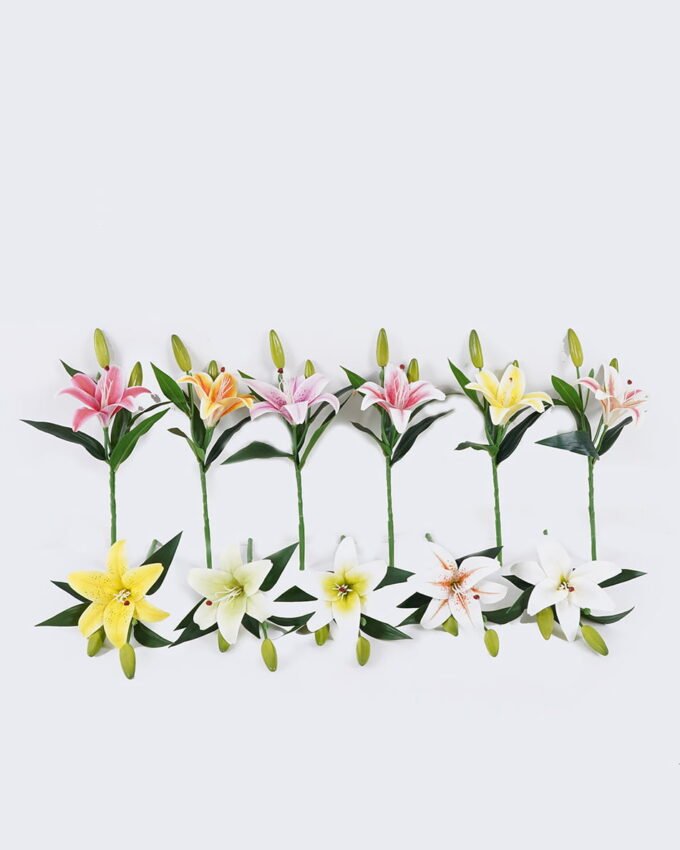 Artificial Flower 15*15*37cm Lily single stem GS-64925027 2026Jan YeahFlower is one of Chinese leading OEM manufacturers and exporters , supplying the silk flowers, wholesale artificial trees