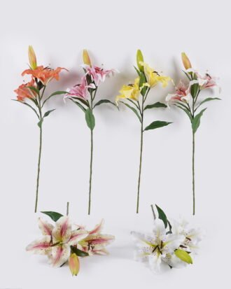Artificial Flower 32*32*86cm Lily single stem GS-81025001 2026Feb YeahFlower is one of Chinese leading OEM manufacturers and exporters , supplying the silk flowers, wholesale artificial trees