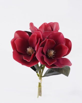 Artificial Flower 16*16*30cm Magnolia *3 bundle GS-64925031-R2 2026Jan YeahFlower is one of Chinese leading OEM manufacturers and exporters , supplying the silk flowers, wholesale artificial trees