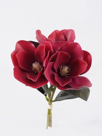 Artificial Flower 16*16*30cm Magnolia *3 bundle GS-64925031-Z2 2026Jan 3,000+ sqm showroom with thousands of artificial flowers, plants & trees ready for global sourcing.
