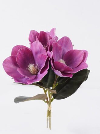 Artificial Flower 16*16*30cm Magnolia *3 bundle GS-64925031-R2 2026Jan 3,000+ sqm showroom with thousands of artificial flowers, plants & trees ready for global sourcing.