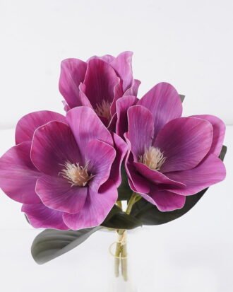 Artificial Flower 16*16*30cm Magnolia *3 bundle GS-64925031-Z2 2026Jan YeahFlower is one of Chinese leading OEM manufacturers and exporters , supplying the silk flowers, wholesale artificial trees