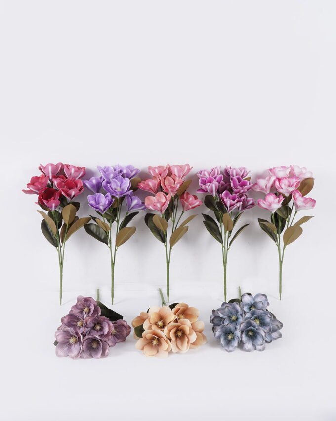 Artificial Flower 23*23*54cm Magnolia *3 bush GS-64925032 2026Jan YeahFlower is one of Chinese leading OEM manufacturers and exporters , supplying the silk flowers, wholesale artificial trees