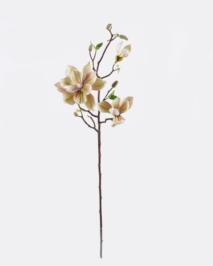 Artificial Flower 21*21*89cm Magnolia flower  single stem GS-64725008 2026Jan YeahFlower is one of Chinese leading OEM manufacturers and exporters , supplying the silk flowers, wholesale artificial trees