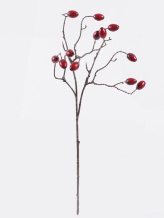 Artificial Flower 17*17*46cm Wild Fruit Single Stem GS-63625025 2025Dec 3,000+ sqm showroom with thousands of artificial flowers, plants & trees ready for global sourcing.