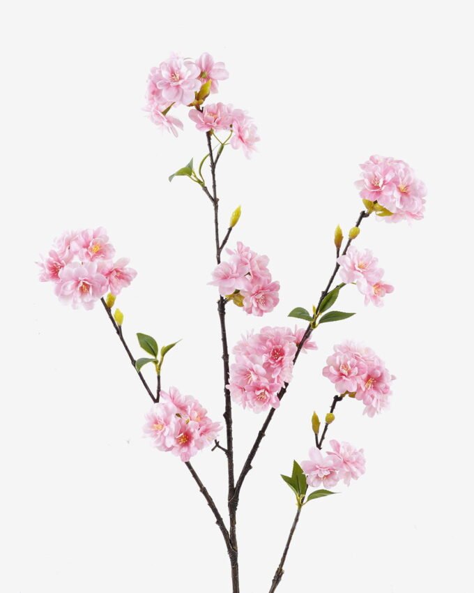 Artificial Flower 24*24*90cm Oriental cherry *4 single stem GS-15425007R-P1 2025SEP YeahFlower is one of Chinese leading OEM manufacturers and exporters , supplying the silk flowers, wholesale artificial trees