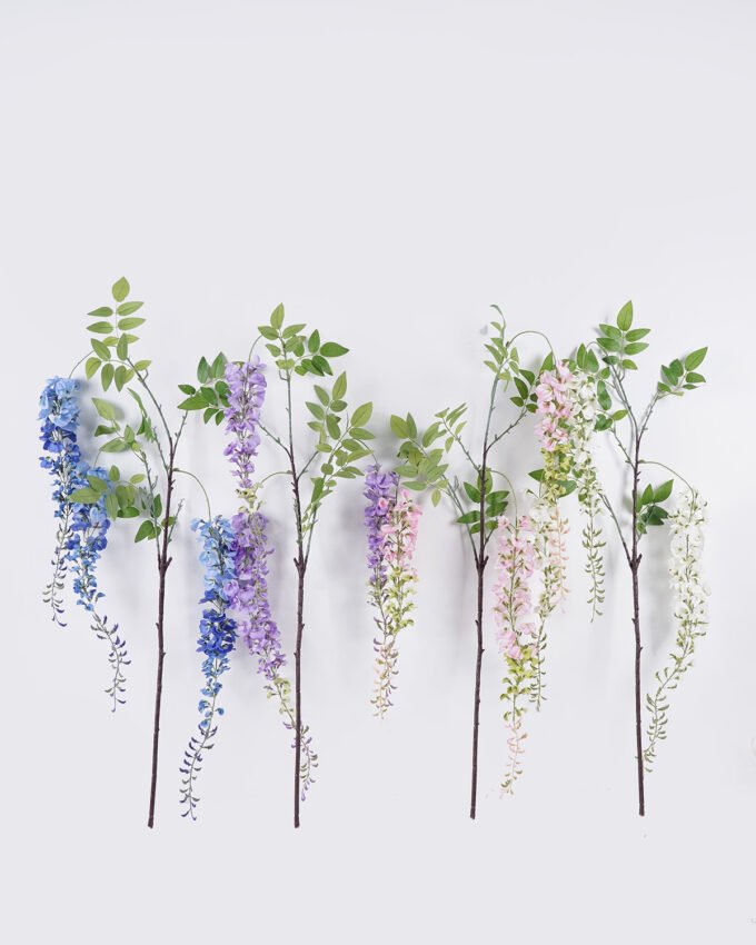 Artificial Flower 25*25*178cm Pea blossom *3 single stem/7 lvs GS-81325011 2026Feb YeahFlower is one of Chinese leading OEM manufacturers and exporters , supplying the silk flowers, wholesale artificial trees