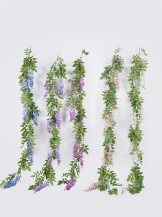 Artificial Flower 24*24*190cm Pea blossom garland GS-81325012-Z1 2026Feb 3,000+ sqm showroom with thousands of artificial flowers, plants & trees ready for global sourcing.