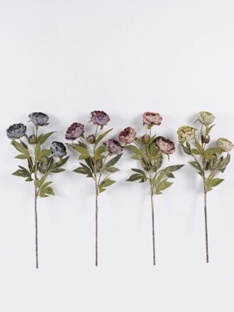 Artificial Flower 22*7*72cm Peony *4 single stem GS-62425006-B1 2025Dec 3,000+ sqm showroom with thousands of artificial flowers, plants & trees ready for global sourcing.
