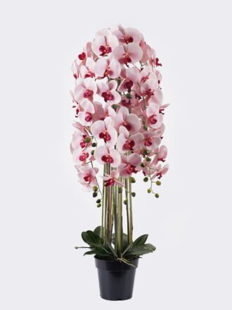 Artificial Flower 36*36*90cm Phalaenopsis *6 in PP pot GS-76325003 2026Feb 3,000+ sqm showroom with thousands of artificial flowers, plants & trees ready for global sourcing.