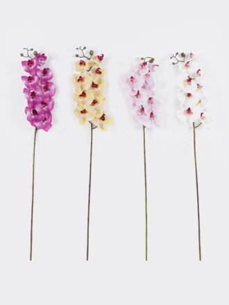 Artificial Flower 16*16*102cm Phalaenopsis *9 single stem /moist real touch GS-81725001-W1 2026Feb 3,000+ sqm showroom with thousands of artificial flowers, plants & trees ready for global sourcing.
