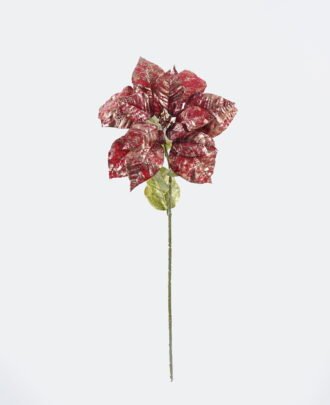 Artificial Flower 26*26*70cm Poinsettia  single stem GS-58825026-R2 2025Dec YeahFlower is one of Chinese leading OEM manufacturers and exporters , supplying the silk flowers, wholesale artificial trees