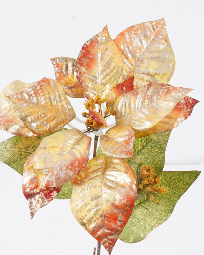Artificial Flower 23*23*46cm Poinsettia single stem GS-58825027 2025Dec YeahFlower is one of Chinese leading OEM manufacturers and exporters , supplying the silk flowers, wholesale artificial trees