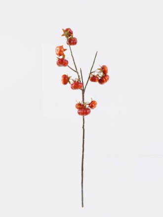 Artificial Flower 18*18*76cm Pumpkin Single Stem GS-63625023-W1 2025Dec 3,000+ sqm showroom with thousands of artificial flowers, plants & trees ready for global sourcing.