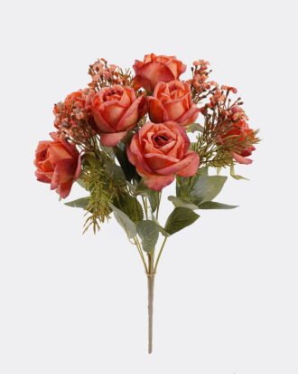Artificial Flower 30*30*45cm Rose *12 bush GS-63925001-O1 2025Dec YeahFlower is one of Chinese leading OEM manufacturers and exporters , supplying the silk flowers, wholesale artificial trees