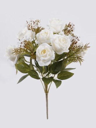 Artificial Flower 30*30*45cm Rose *12 bush GS-63925001-O1 2025Dec 3,000+ sqm showroom with thousands of artificial flowers, plants & trees ready for global sourcing.