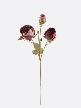 Artificial Flower 16*16*63cm Rose *3 single stem GS-50225003-Z1 2025Nov 3,000+ sqm showroom with thousands of artificial flowers, plants & trees ready for global sourcing.