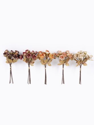Artificial Flower 15*15*37cm Rose *4 bundle GS-58825028-O1 2025Dec 3,000+ sqm showroom with thousands of artificial flowers, plants & trees ready for global sourcing.