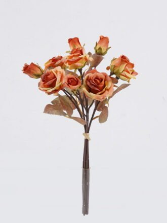 Artificial Flower 15*15*37cm Rose *5 bundle GS-58825041 2025Dec 3,000+ sqm showroom with thousands of artificial flowers, plants & trees ready for global sourcing.