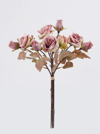 Artificial Flower 15*15*37cm Rose *5 bundle GS-58825041-R1 2025Dec 3,000+ sqm showroom with thousands of artificial flowers, plants & trees ready for global sourcing.