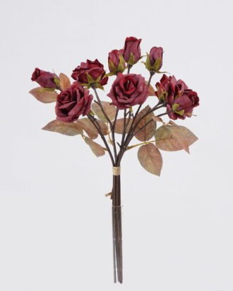 Artificial Flower 15*15*37cm Rose *5 bundle GS-58825041-R1 2025Dec YeahFlower is one of Chinese leading OEM manufacturers and exporters , supplying the silk flowers, wholesale artificial trees