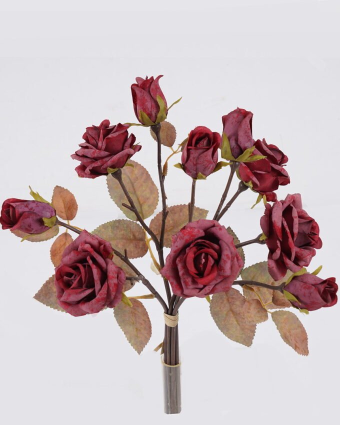 Artificial Flower 15*15*37cm Rose *5 bundle GS-58825041-R1 2025Dec YeahFlower is one of Chinese leading OEM manufacturers and exporters , supplying the silk flowers, wholesale artificial trees