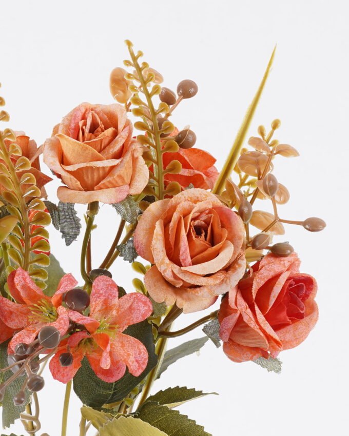 Artificial Flower 17*17*32cm Rose *5 single stem GS-68225001 2026Jan YeahFlower is one of Chinese leading OEM manufacturers and exporters , supplying the silk flowers, wholesale artificial trees
