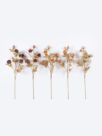 Artificial Flower 20*20*35cm Embroidery  single stem GS-58825024 2025Dec 3,000+ sqm showroom with thousands of artificial flowers, plants & trees ready for global sourcing.