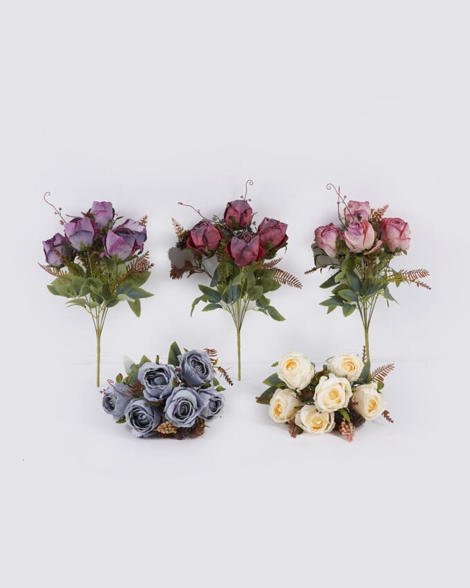 Artificial Flower 24*24*40cm Rose *7 bush GS-71825001 2026Jan YeahFlower is one of Chinese leading OEM manufacturers and exporters , supplying the silk flowers, wholesale artificial trees