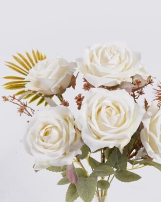 Artificial Flower 20*20*40cm Rose *7 bush GS-71825002-W1 2026Jan YeahFlower is one of Chinese leading OEM manufacturers and exporters , supplying the silk flowers, wholesale artificial trees