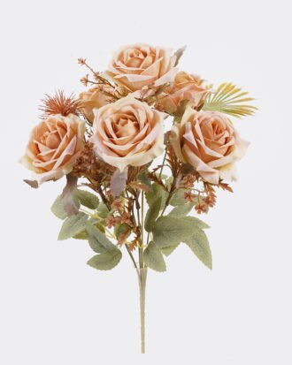 Artificial Flower 20*20*40cm Rose *7 bush GS-71825002-Y1 2026Jan YeahFlower is one of Chinese leading OEM manufacturers and exporters , supplying the silk flowers, wholesale artificial trees