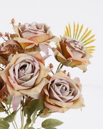 Artificial Flower 20*20*40cm Rose *7 bush GS-71825002 2026Jan YeahFlower is one of Chinese leading OEM manufacturers and exporters , supplying the silk flowers, wholesale artificial trees