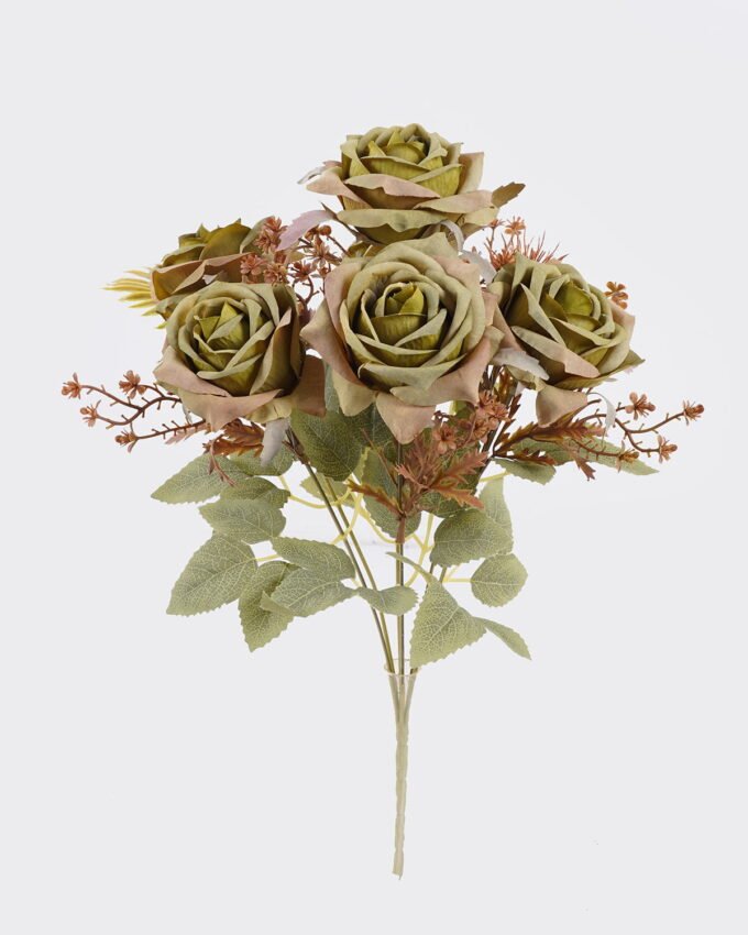 Artificial Flower Rose 7 bush GS-71825002_4 Artificial Flower 20*20*40cm Rose *7 bush GS-71825002 2026Jan YeahFlower is one of Chinese leading OEM manufacturers and exporters , supplying the silk flowers, wholesale artificial trees