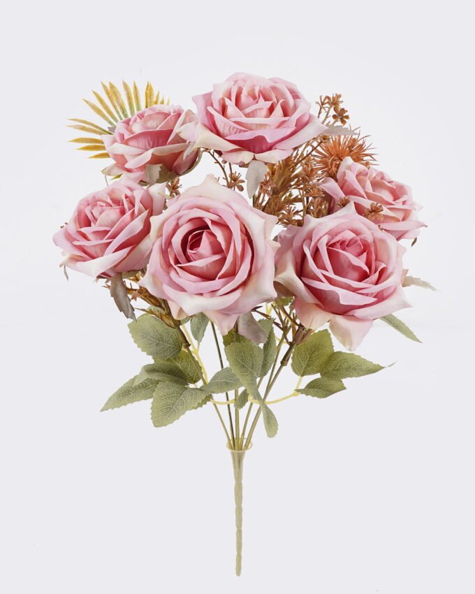 Artificial Flower Rose 7 bush GS-71825002_8 Artificial Flower 20*20*40cm Rose *7 bush GS-71825002 2026Jan YeahFlower is one of Chinese leading OEM manufacturers and exporters , supplying the silk flowers, wholesale artificial trees
