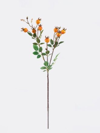 Artificial Flower 18*18*70cm Rose Fruit *9 Single Stem GS-63625034 2025Dec 3,000+ sqm showroom with thousands of artificial flowers, plants & trees ready for global sourcing.