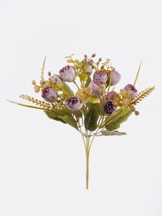 Artificial Flower 19*19*30cm Rose single stem GS-68225003 2026Jan 3,000+ sqm showroom with thousands of artificial flowers, plants & trees ready for global sourcing.