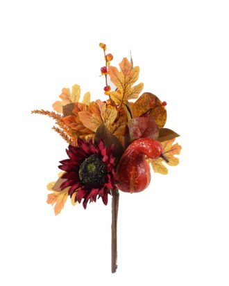 Artificial Flower 26*26*40cm Sunflower pumpkin bush GS-27925032 2025Nov YeahFlower is one of Chinese leading OEM manufacturers and exporters , supplying the silk flowers, wholesale artificial trees