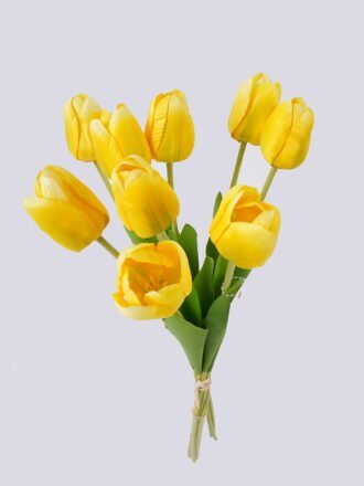 Artificial Flower 17*17*46cm Tulip bush*7 GS-10819005-46-W1 2025SEP 3,000+ sqm showroom with thousands of artificial flowers, plants & trees ready for global sourcing.