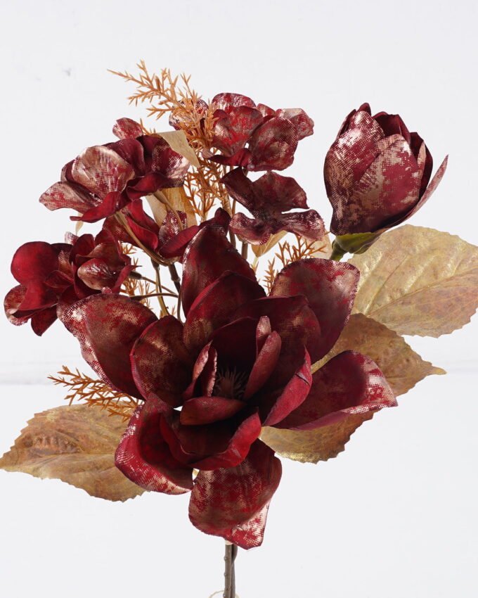 Artificial Flower 19*19*48cm Yulan magnolia *5 bundle GS-58825021-R2 2025Dec YeahFlower is one of Chinese leading OEM manufacturers and exporters , supplying the silk flowers, wholesale artificial trees