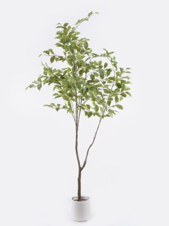 Artificial Tree 70*70*150cm Mango Tree in PP pot/756 lvs/Real tree trunk GS-30625008 2025Nov 3,000+ sqm showroom with thousands of artificial flowers, plants & trees ready for global sourcing.