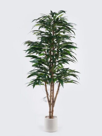 Artificial Tree 85*85*180cm Banyan in PP pot/2436 lvs/Real tree trunk GS-30625009 2025Nov 3,000+ sqm showroom with thousands of artificial flowers, plants & trees ready for global sourcing.