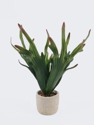 Artificial succulent 13*13*40cm Desert Plant in Cement pot GS-02225036 2025SEP 3,000+ sqm showroom with thousands of artificial flowers, plants & trees ready for global sourcing.