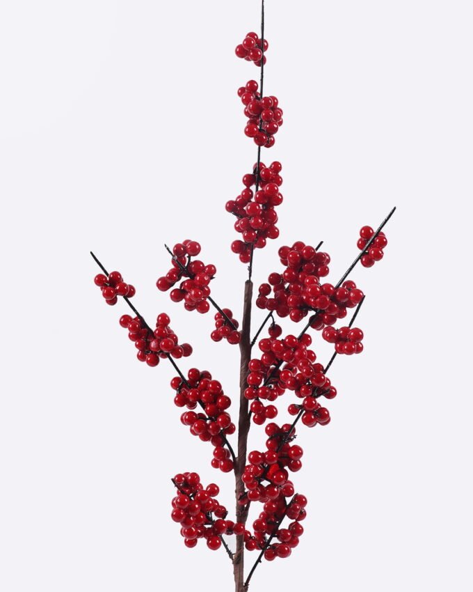 Artificial Branch fruit 20*9*60cm Holly berry -M GS-33525004 2026Apr YeahFlower is one of Chinese leading OEM manufacturers and exporters , supplying the silk flowers, wholesale artificial trees