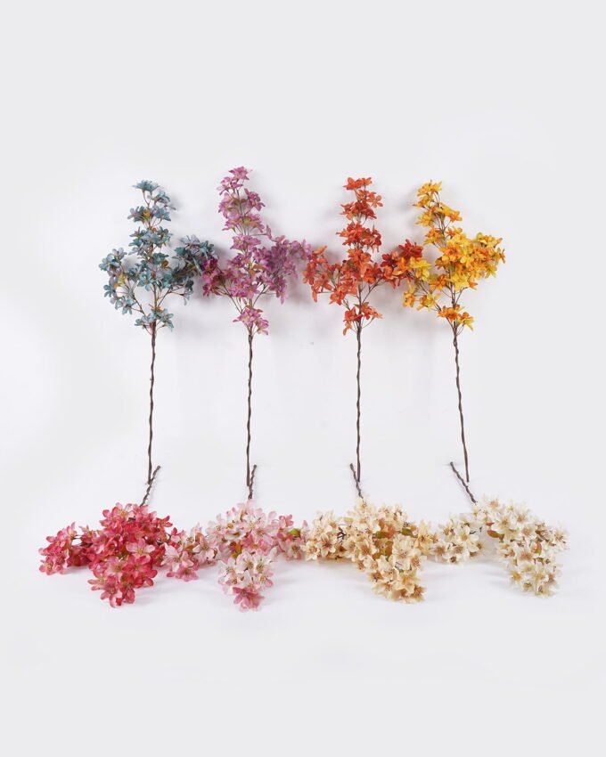Artificial Flower 20*14*80cm Apple blossom  single stem GS-27925102 2026Mar YeahFlower is one of Chinese leading OEM manufacturers and exporters , supplying the silk flowers, wholesale artificial trees