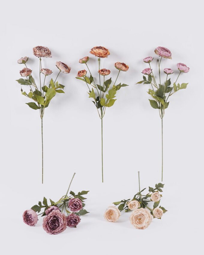 Artificial Flower 13*13*62cm Autumn Ranunculus *5 singel stem GS-58823030C 2026Apr YeahFlower is one of Chinese leading OEM manufacturers and exporters , supplying the silk flowers, wholesale artificial trees