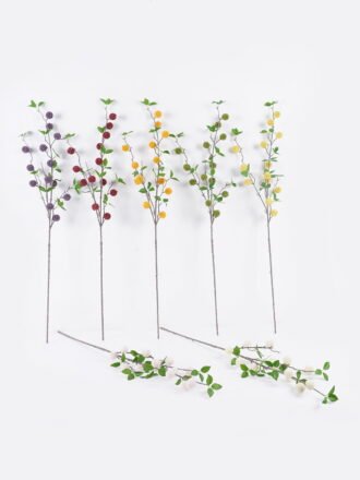 Artificial Flower 24*9*98cm Fruit *31 single stem GS-77525019-Y2 2026May 3,000+ sqm showroom with thousands of artificial flowers, plants & trees ready for global sourcing.