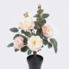 Artificial Flower 30*20*45cm Chinese rose in PP pot GS-73325013-P3 2026May 3,000+ sqm showroom with thousands of artificial flowers, plants & trees ready for global sourcing.