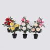 Artificial Flower 30*20*45cm Chinese rose in PP pot GS-73325013 2026May 3,000+ sqm showroom with thousands of artificial flowers, plants & trees ready for global sourcing.