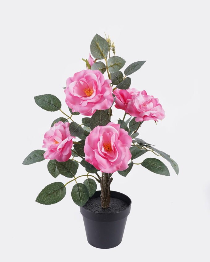 Artificial Flower 30*20*45cm Chinese rose in PP pot GS-73325013 2026May 3,000+ sqm showroom with thousands of artificial flowers, plants & trees ready for global sourcing.