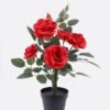Artificial Flower 30*20*45cm Chinese rose in PP pot GS-73325013 2026May 3,000+ sqm showroom with thousands of artificial flowers, plants & trees ready for global sourcing.